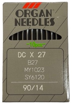 Иглы для промышленных машин Organ DC*27/90 (10 игл/упаковка) - фото и цены в Минске