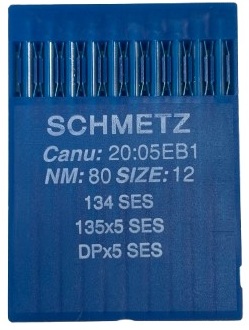 Иглы для промышленных машин, DP*5 №80, SES  134 / DPx5/135x5  SCHMETZ - фото и цены в Минске