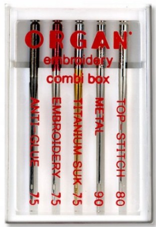 Набор вышивальных игл ORGAN Embroidery Combi - фото и цены в Минске