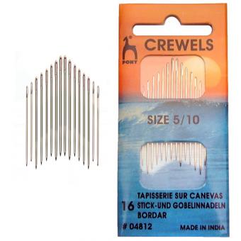 Иглы ручные Crewels PE 5/10, Pony - фото и цены в Минске