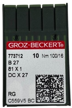 Иглы для промышленных машин DC*27/100 (10 шт) Groz-Beckert - фото и цены в Минске