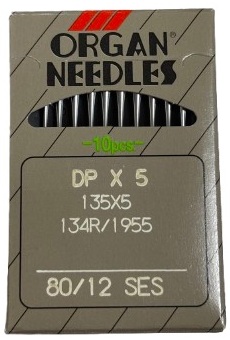 Иглы для промышленных машин, DP*5 №80, SES  134 / DPx5/135x5  ORGAN - фото и цены в Минске