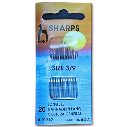 Иглы для ручного шитья Sharps 5/10 20шт Pony 01813 - фото и цены в Минске