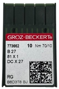 Иглы для промышленных машин DC*27/70 (10 шт) Groz-Beckert - фото и цены в Минске