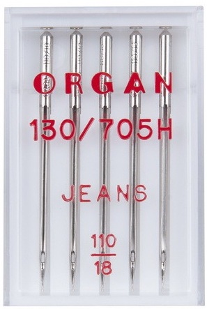 Иглы Джинс № 110 (5 игл/упаковка) ORGAN  - фото и цены в Минске