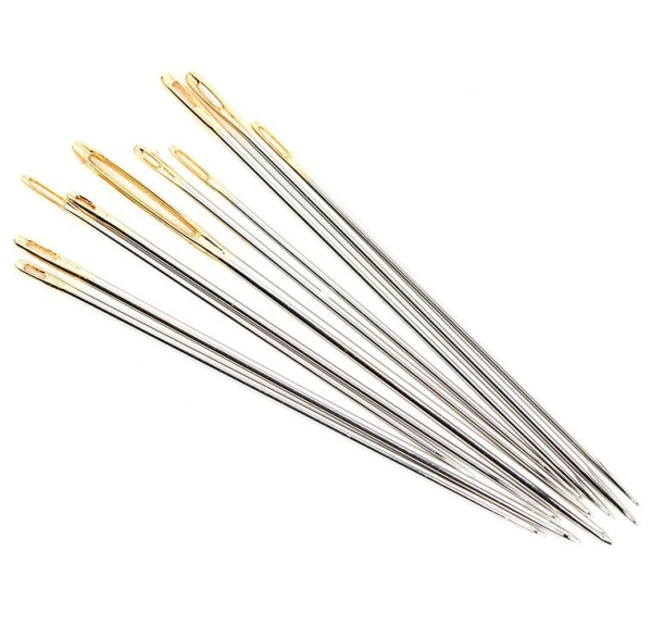 Набор игл для домашнего хозяйства 10шт. в баночке Hemline Gold 214G.HG - фото и цены в Минске