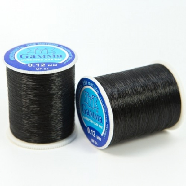 МОНОНИТЬ 0,12мм x 250м, 100% нейлон, черный - фото и цены в Минске