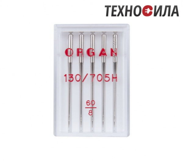Иглы универсальные № 60 (5 игл/упаковка) ORGAN - фото и цены в Минске