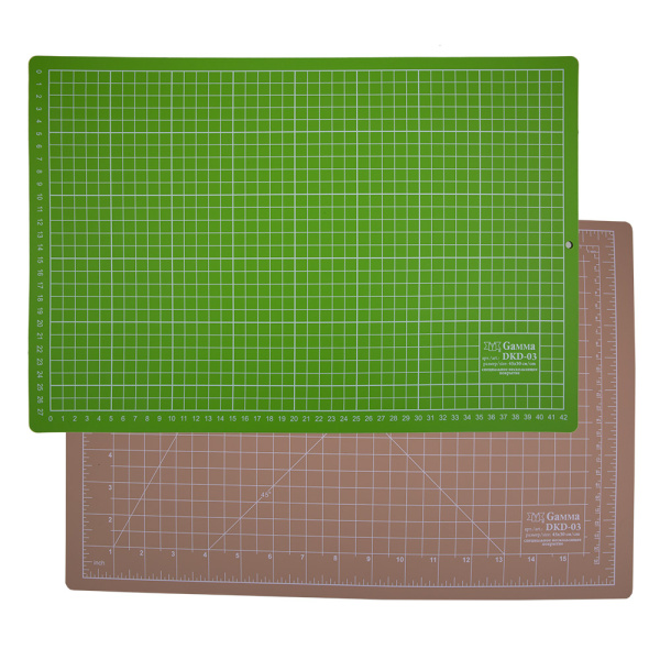 Коврик раскройный двухсторонний 45*30 см Gamma DKD-03 - фото и цены в Минске