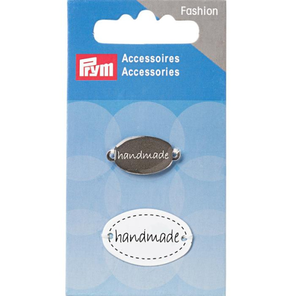 Эмблемы PRYM 403791 "Handmade" для пришивания 2 шт. черная / белая - фото и цены в Минске