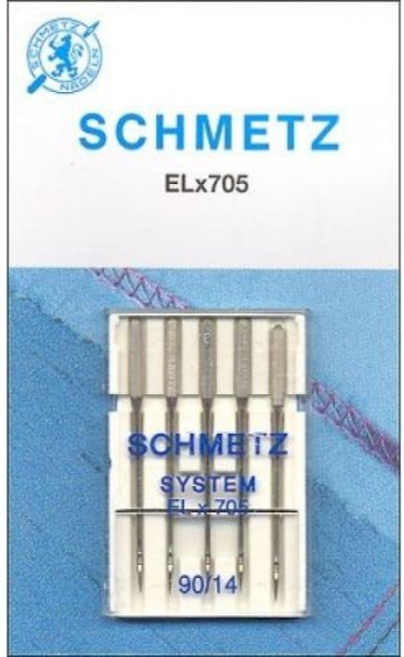 Набор игл SCHMETZ SYSTEM №90 для оверлоков (5 шт.) - фото и цены в Минске