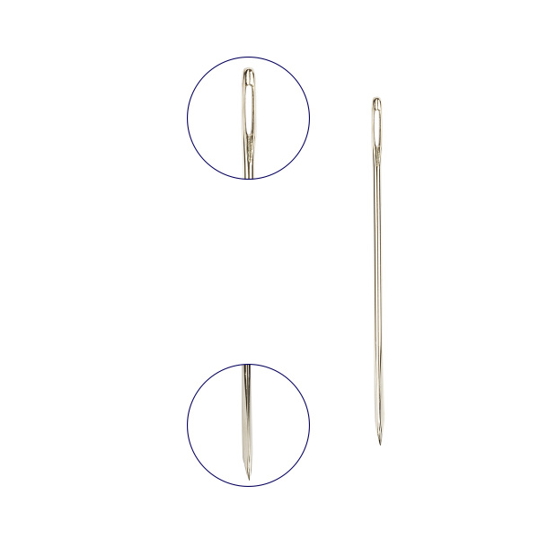 Иглы ручные для шитья кожи "Gamma" 16 шт. №3-7 N-217 - фото и цены в Минске