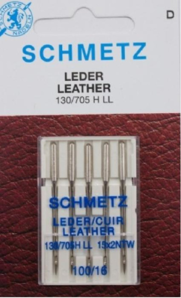 Набор игл кожа SCHMETZ LEDER №100 для бытовых швейных машин и оверлоков (5 шт.) - фото и цены в Минске