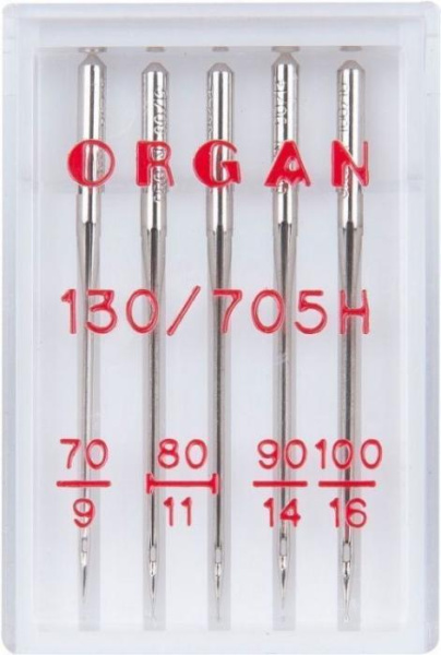 Иглы универсальные № 70-100 (5 игл/упаковка) ORGAN - фото и цены в Минске