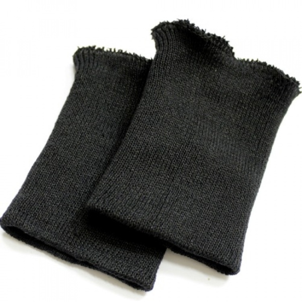 Манжеты трикотажные (чёрные) 10 х 8 см - фото и цены в Минске