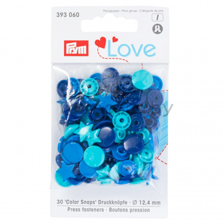 Кнопки Color Snaps Звезда пластик 30 шт разноцветные Prym Love 393060 - фото и цены в Минске