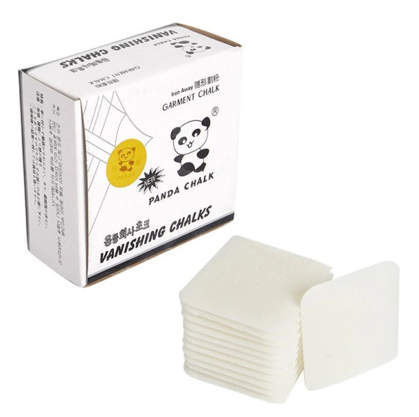 Мел портновский исчезающий под действием пара, Panda, цвет: белый (1 шт) - фото и цены в Минске