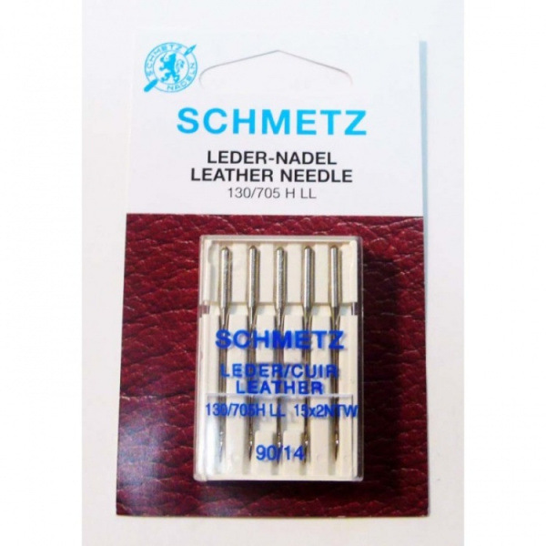 Набор игл кожа SCHMETZ LEDER №90 для бытовых швейных машин и оверлоков (5 шт.) - фото и цены в Минске