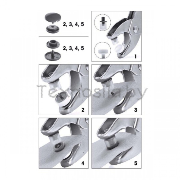 Кнопки Color Snaps пластик 30 шт мятный Prym 393119 - фото и цены в Минске