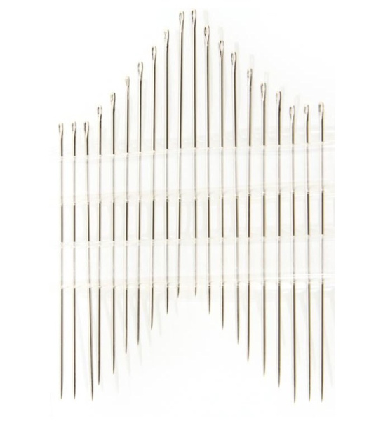 Иглы ручные с острым кончиком для шитья №9, 20 шт Hemline - фото и цены в Минске