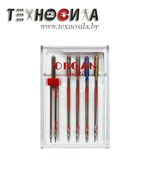 Иглы универсальные multi (ассорти) (5игл/упаковка) ORGAN - фото и цены в Минске