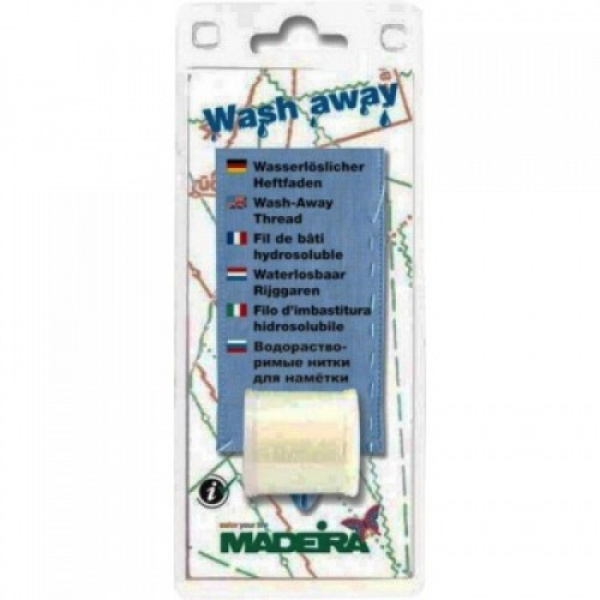 Водорастворимые нитки для наметки «WASH AWAY» Madeira - фото и цены в Минске