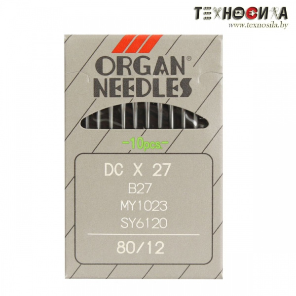 Иглы для промышленных машин Organ DC*27/80 (10 игл/упаковка) - фото и цены в Минске
