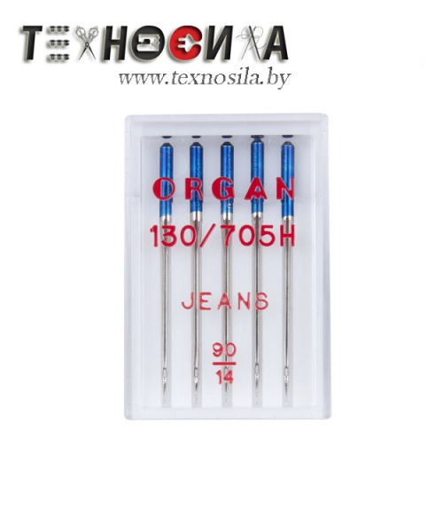 Иглы Джинс № 90 (5 игл/упаковка) ORGAN  - фото и цены в Минске