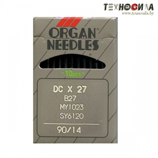 Иглы для промышленных машин Organ DC*27/90 (10 игл/упаковка) - фото и цены в Минске
