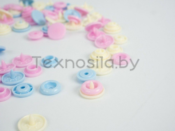 Кнопки Color Snaps пластик 30 шт разноцветные Prym Love 393007 - фото и цены в Минске