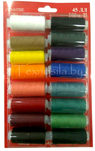 Нитки Армированные Набор «Акварель Плюс» 45 ЛЛ - фото и цены в Минске