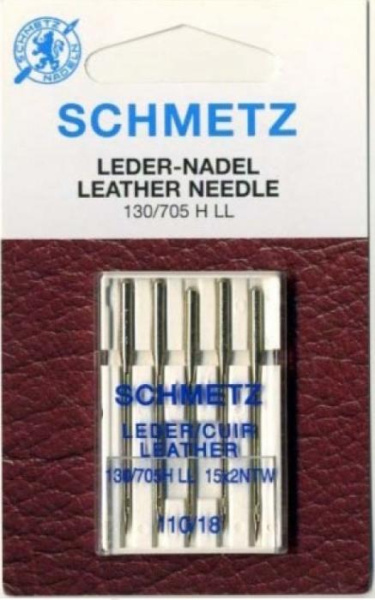 Набор игл кожа SCHMETZ LEDER №110 для бытовых швейных машин и оверлоков (5 шт.) - фото и цены в Минске