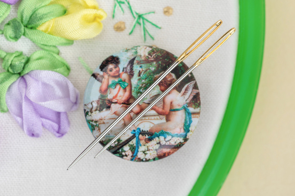 Иглы для шитья ручные "Gamma" 6 шт. синельные №20-24 N-382 - фото и цены в Минске