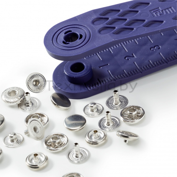 Кнопки Спорт Мини латунь 13 мм 10 шт серебристый Prym 390501 - фото и цены в Минске