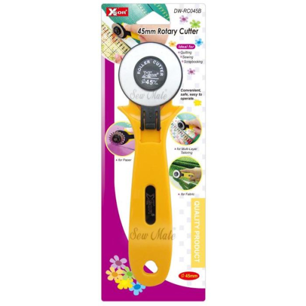 Дисковый раскройный нож SewMate с лезвием 45 мм DW-RC045B - фото и цены в Минске