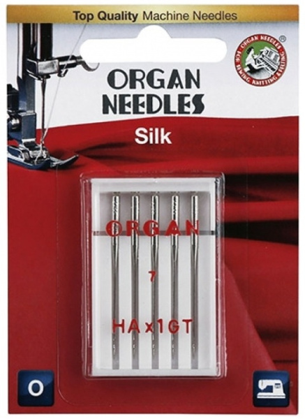 Иглы для шёлка № 55 блистер (5 игл/упаковка) ORGAN - фото и цены в Минске