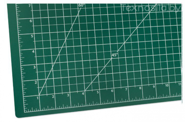 Коврик раскройный двухсторонний 45*30 см AURORA - фото и цены в Минске