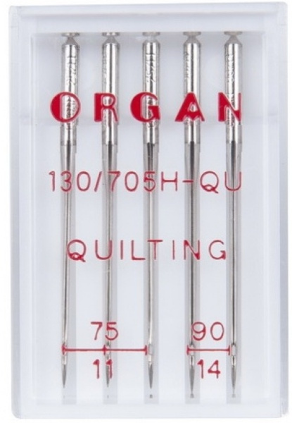 Иглы Квилтинг ORGAN № 75-90 (5 игл/упаковка) - фото и цены в Минске