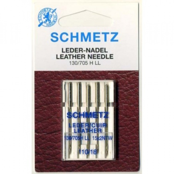 Набор игл кожа SCHMETZ LEDER №110 для бытовых швейных машин и оверлоков (5 шт.) - фото и цены в Минске