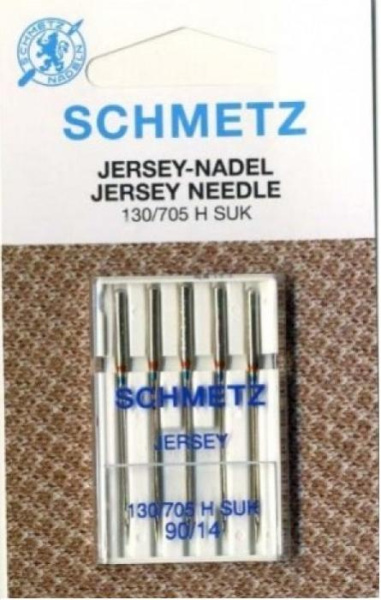 Набор игл джерси SCHMETZ JERSY №90для бытовых швейных машин и оверлоков (5 шт.) - фото и цены в Минске
