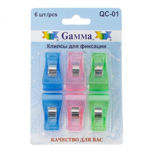 Клипсы для фиксации Gamma QC-01, 6 шт - фото и цены в Минске