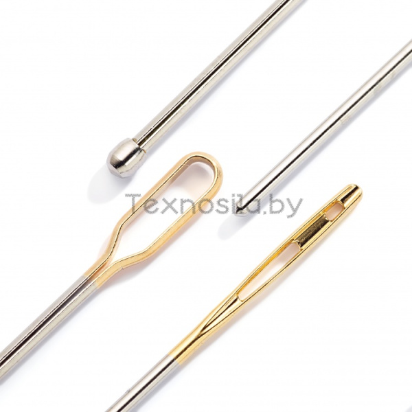 Иглы для протягивания с золотистым ушком 2 шт Prym 131320 - фото и цены в Минске