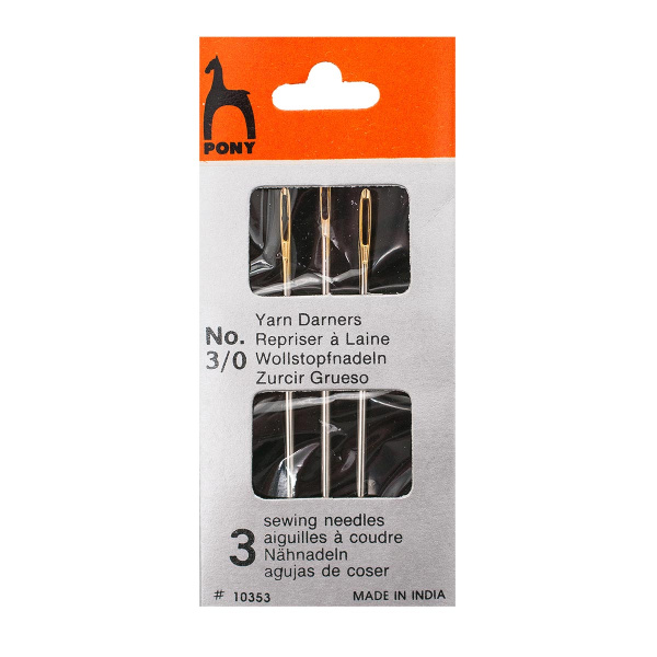 10353 Иглы ремонтные №3\0 (3 шт) PONY - фото и цены в Минске
