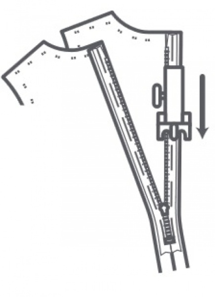 Лапка для потайной молнии j200-333-001 - фото и цены в Минске