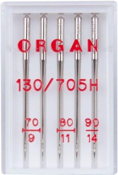 Иглы универсальные ORGAN № 70-90 (5 игл/упаковка) - фото и цены в Минске